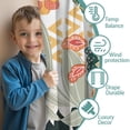 thumbnail image 3 of Blackout Kids Curtains,Boho Bohemia Flower Childrens Insulated Curtains Set Of 2,Bedroom Essentials,Toddler Room Decor 42"x63"(106x160cm), 3 of 4