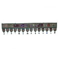 thumbnail image 2 of Stylo Culture Decorative Cotton Long Valances For Windows Dark Green Vintage Embroidered Patchwork Tassels Floral Scarf Curtain Topper Bedroom Large Door Hanging Toran | 78 x 12 Inches, 2 of 4
