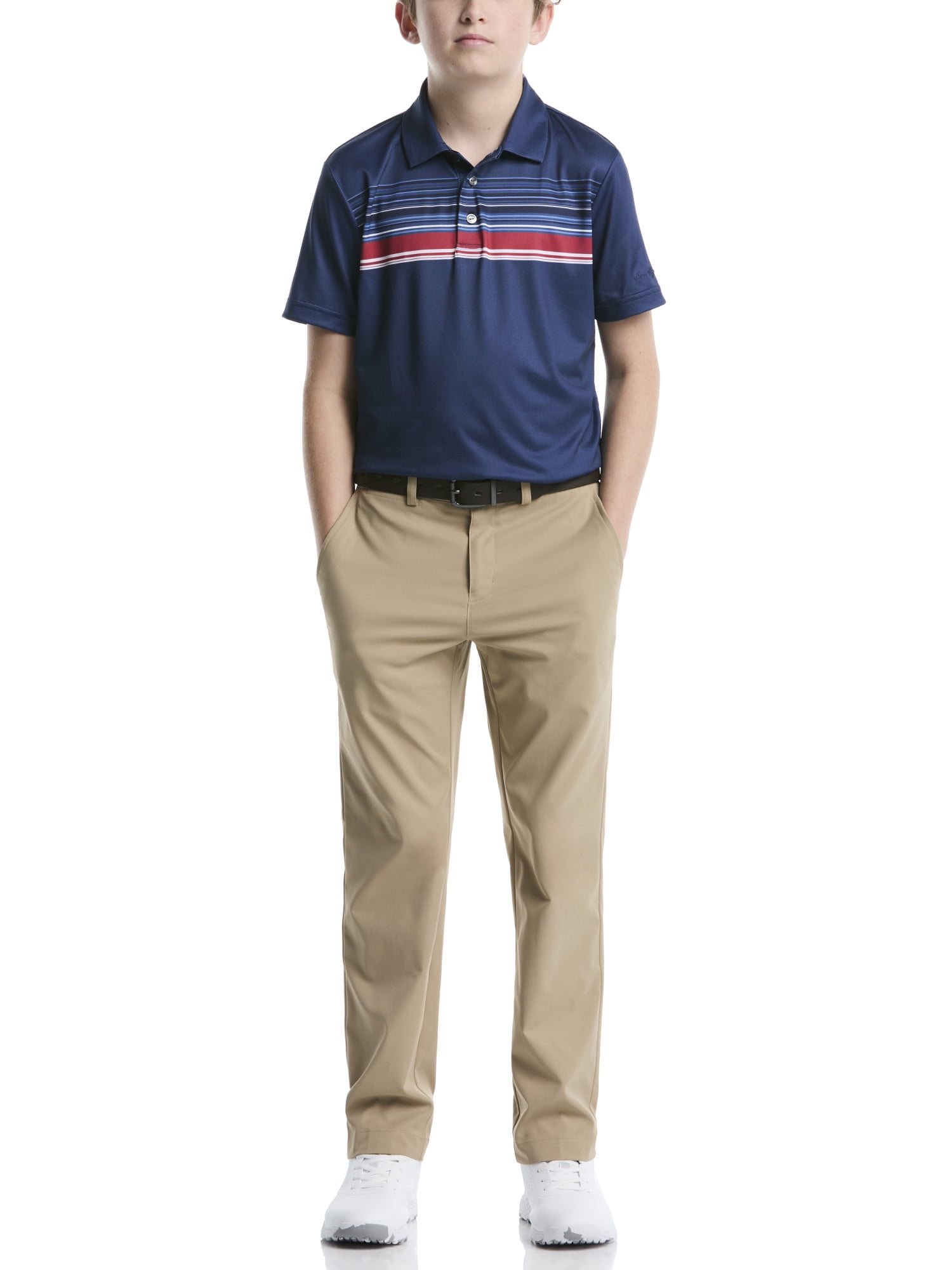 Ben Hogan Boys' Solid Golf Pants with Active Waistband, Sizes 4-20