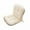 White, variant on Cinvoph 18"x15" Thickened Chair Cushion with Back Support & Ties Non-Slip Seat Cushion Soft Textured Seat Pad for Recliner Chair, Durable Comfortable Cushion for Indoor Outdoor Use, Khaki