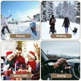 thumbnail image 7 of COOPLUS 3 PCS Winter Hat Scarf Gloves Set, Long Scarf Neck Warmer Beanie with Pom Pom Touchscreen Gloves Set Winter Gifts for Adults Children, 7 of 7