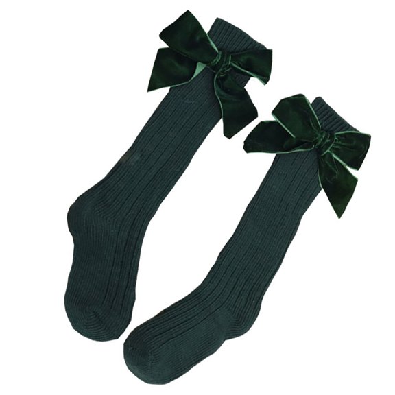 AURARMLET 1 Pair Bow Stockings for Toddler in Fall and Winter M: 13-15cm Foot Length