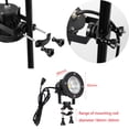 thumbnail image 3 of FSLiving 9.84Ft Plug in Clip Spotlight Waterproof Remote Control Dimmable Adjusted Angle Rotated Black Metal Clamp Lamp Can Be Fixed to the Post Rod Spot for Courtyard Outdoor Lighting Fixture-1 Light, 3 of 7