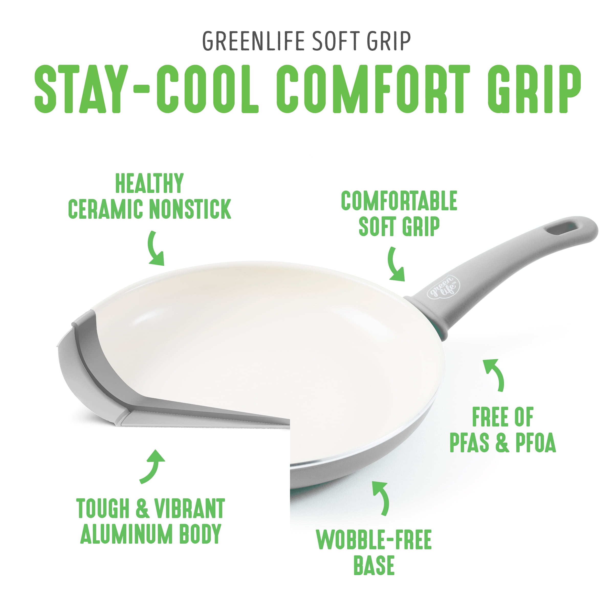 Green Life Gourmet Pro Ceramic, Healthy Non-Stick