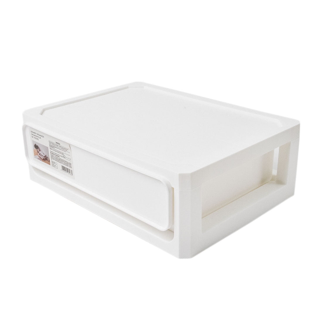 MINISO Desk Organizer with Drawer Plastic Cosmetic Makeup Storage Box