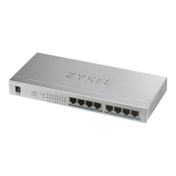 Zyxel Communications GS1008HP 8 Port Gigabit PoE Unmanaged Switch - 60 watt