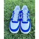 thumbnail image 3 of Air Force 1 Custom Shoes "Duke Blue & White Two Tone" Mens Womens Kids Sizes, 3 of 6