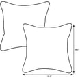 thumbnail image 4 of Pillow Perfect 565934 Clémens Noir Jeter Oreiller 18.5 in. - Lot de 2, 4 of 5