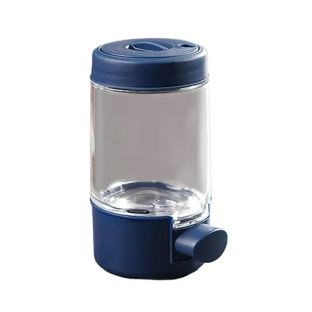 

JINGT Push-Type Salt Dispenser Sugar Bottle Spice Pepper Can Jar Seasoning Container Abs Blue