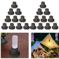 thumbnail image 4 of Convertidores base bombilla Kuymtek 20 piezas Universal E27 plano 60W 90-240V para restaurante, 4 of 8