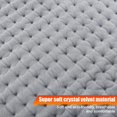 thumbnail image 2 of Electric Heating Pad 110V-240V for Abdomen Waist Back Pain Relief Washable 10-Gears Heated Physiotherapy Electric Blanket 12*24”, 2 of 4