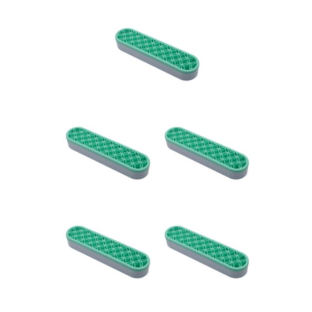 Decodeary Waterproof Makeup Brush Holder Organizer For Space-saving Storage Durable Cosmetic Storage Box green 5Set