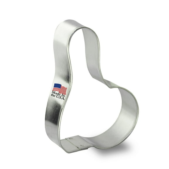 Foose Brand Bowling Pin Ball Cookie Cutter 3.5 in, Tin Plate Steel, USA Made