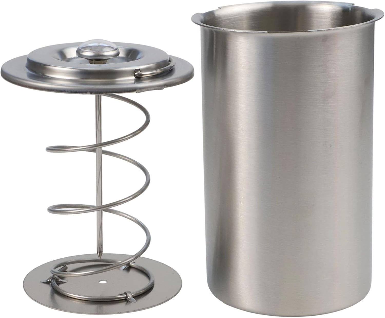 Ham Maker,Deli Meat Maker, Homemade Ham Press with Built-in Thermometer, 1.2kg Stainless Steel Kitchen Tool for Healthy Sandwich Meat, Meatloaf, Pâté, For Home Cooking