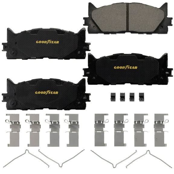 Goodyear Brakes GYD1293 Premium Ceramic Automotive Front Disc Brake Pads Set