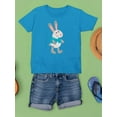 thumbnail image 3 of Rabbit With A Sweater T-Shirt Juniors -Image by Shutterstock,  Large, 3 of 4