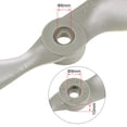 thumbnail image 3 of Hélices RC CW 10x5 Pulgadas 2-Palas para Avión Nylon Gris 3Pcs con Anillos Adaptadores, 3 of 4