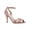 Rose Nude Crystal Patent, variant on Womens Navy Crisscross Straps Ankle Strap Padded Venus Round Toe Stiletto Buckle Leather Dress Sandals Shoes 7 M