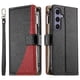 thumbnail image 1 of Funda cartera GANGXUN para Samsung Galaxy S25 Plus , cuero PU con tarjetero, cremallera, correa de mano, soporte y protección 841°, 1 of 6