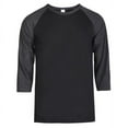 thumbnail image 2 of TheLovely Men's 3/4 Sleeve Crew Neck Raglan Jersey Baseball Tee Shirts (Single and Multi Packs Available), 2 of 2