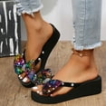 thumbnail image 2 of Cathalem Women's Fashion Design Slides Sandals Backless Summer Flats Sandals,Yellow 42, 2 of 5