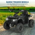 thumbnail image 4 of PIONEERWORKS 12V Kids Ride On Toys Car Electric Vehicle Remote w/Parent Remote Control, Spring Suspension, LED Lights, Bluetooth, Music, USB, 4 of 8