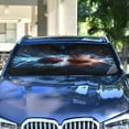 thumbnail image 4 of Basketball Clashing Car Windshield Sun Shade Foldable Car Front Window Visor Heat and UV Protection 55x27.6, 4 of 8