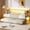 gold, variant on Daybed with Trundle – White Twin Metal Trundle Bed w/ Charging Station & LED Lights, Pull-Out Sofa Bed for Small Spaces