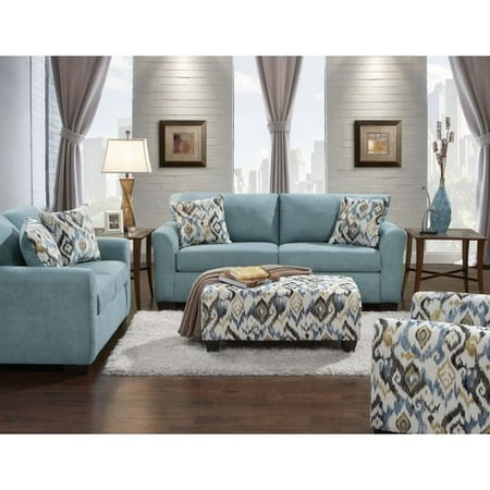 World Menagerie Easthampton 3 Piece Living Room Set