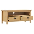 thumbnail image 6 of vidaXL TV Stand Hill Honey Brown 43.3"x15.7"x18.5" Solid Pine Wood, 6 of 18
