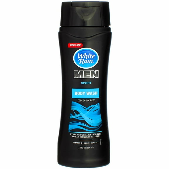 White Rain Men Sport Sport Body Wash, Cool Ocean Wave, 12 fl oz