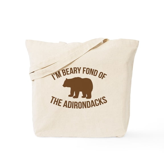 CafePress - Beary Fond Adirondacks Tote Bag - Unisex Canvas Tote Bag, Beige, 1-Piece
