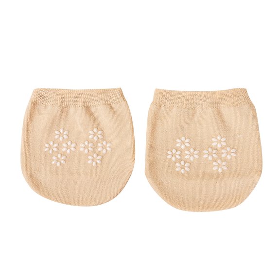 Siminsem Women's Half Foot Socks Under $5 Summer Non Slip Color Front Foot Slipper Socks â Breathable Low Cut Half Socks with Silicone Glue Grippers for Flats Sandals Mules