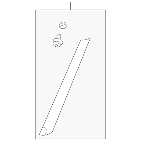 Genuine OE Land-Rover Side Molding - DCB500162PNP