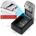 thumbnail image 3 of Caja de seguridad para llaves, caja de seguridad para llaves de pared, caja de seguridad con código de 4 dígitos de alta seguridad, resistente al agua y al óxido, para interiores,, 3 of 5