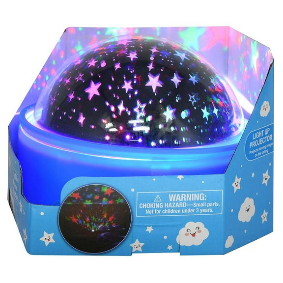 Stars & Clouds Light up Projector in color box