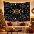 thumbnail image 2 of Woman Holding Glowing Lotus Tapestry Wall Hanging, 2 of 6