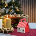 thumbnail image 3 of 10 cajas navideñas para dulces, chocolates, galletas y dulces, ideales como recuerdo festivo y decorativo para fiestas, 3 of 7