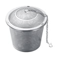 thumbnail image 2 of 1Set Round Mesh Silver Seasoning Strainer Ball Uniform Hole Design For Hot Pot Cooking Storage Holder, 2 of 8