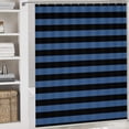 thumbnail image 5 of 4Pcs Elegant Pink Black Striped Pattern Throw Shower Curtain Sets, Bathroom Set Decor with Non-Slip Bath Mat, Toilet Lid Rug and Contour Mat, 72 x 72inch, 5 of 8