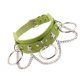 thumbnail image 2 of Guardurnaity Gargantilla de cuero negro Harajuku para mujer, Collar de cadena Punk gótico para mujer, gargantilla Sexy para chicas, joyería de Ropa, zapatos y accesorios Miscelánea Verde Guardurnaity PS11274-04, 2 of 6
