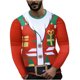 thumbnail image 1 of Camisetas divertidas con estampado divertido para hombre para Navidad, camiseta de manga larga con cuello redondo estampada, blusa Pompotops  oipoqjl2239, 1 of 7