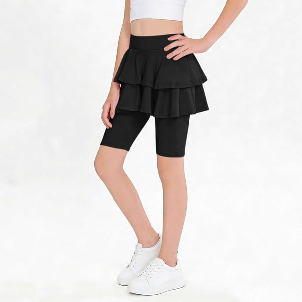 Pantalones cortos de pijama de color liso para niños, tallas medianas y grandes, con cintura elástica y tejido elástico de poliéster para yoga.