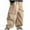 Khaki, variant on Lndajk Toddler Boys Cargo Pants Baggy Elastic Waist Outdoor Hiking Casual Multi-Pockets Pull-On Pants Black 6 Years