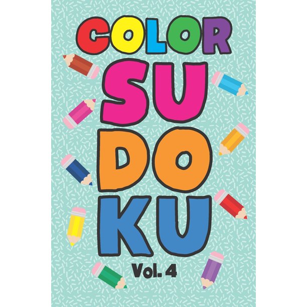 Download Color Sudoku Vol 4 Play 9x9 Grid Color Sudoku Easy Volume 1 40 Coloring Book Pencil