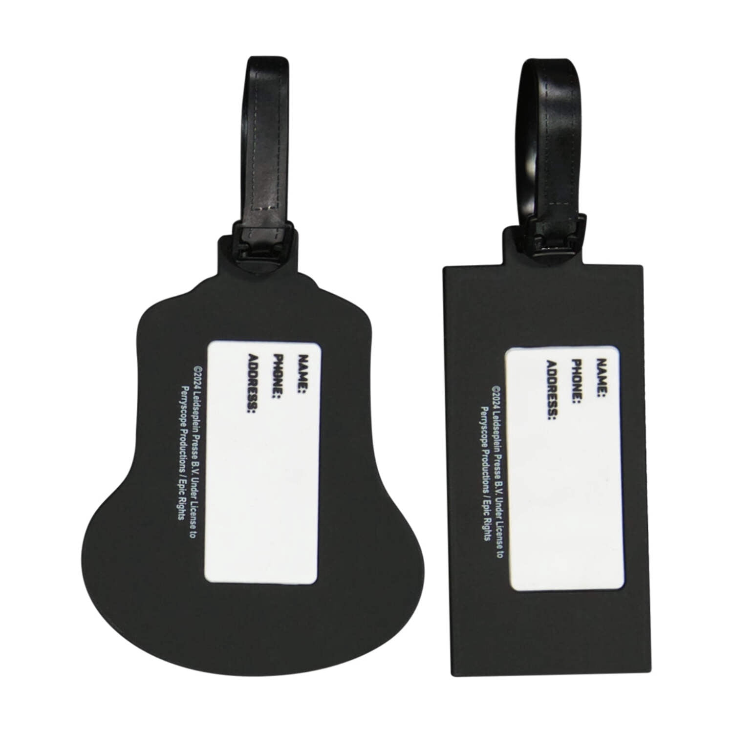 AC/DC 2-Piece Suitcase ID Tag Set with Adjustable Straps, Multi