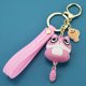 thumbnail image 5 of Sonducket LLavero de dibujos animados gato pegamento Flexible Animal bolsa colgante accesorios de la suerte llaves anillo pequeña muñeca bonita regalo Ropa, zapatos y accesorios Miscelánea Rosa Sonducket AP014428-01, 5 of 6