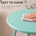 thumbnail image 4 of PinkSheep Round End Table, Small Side Table for Outdoor Indoor Patio Lving Rooom Bedroom, Green, 4 of 7