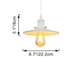 thumbnail image 7 of Kiven 2-Light Plug in Pendant Light,Industrial Hanging Light with 15FT Cord, Remote Control, Timer,Dimmable Ceiling Pendant Light White Finish (marble pattern), 7 of 7
