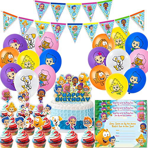 14 Sheet  Bubble Guppies Molly Birthday  Edible Icing Image CakeCupcake  Topper  Walmartcom